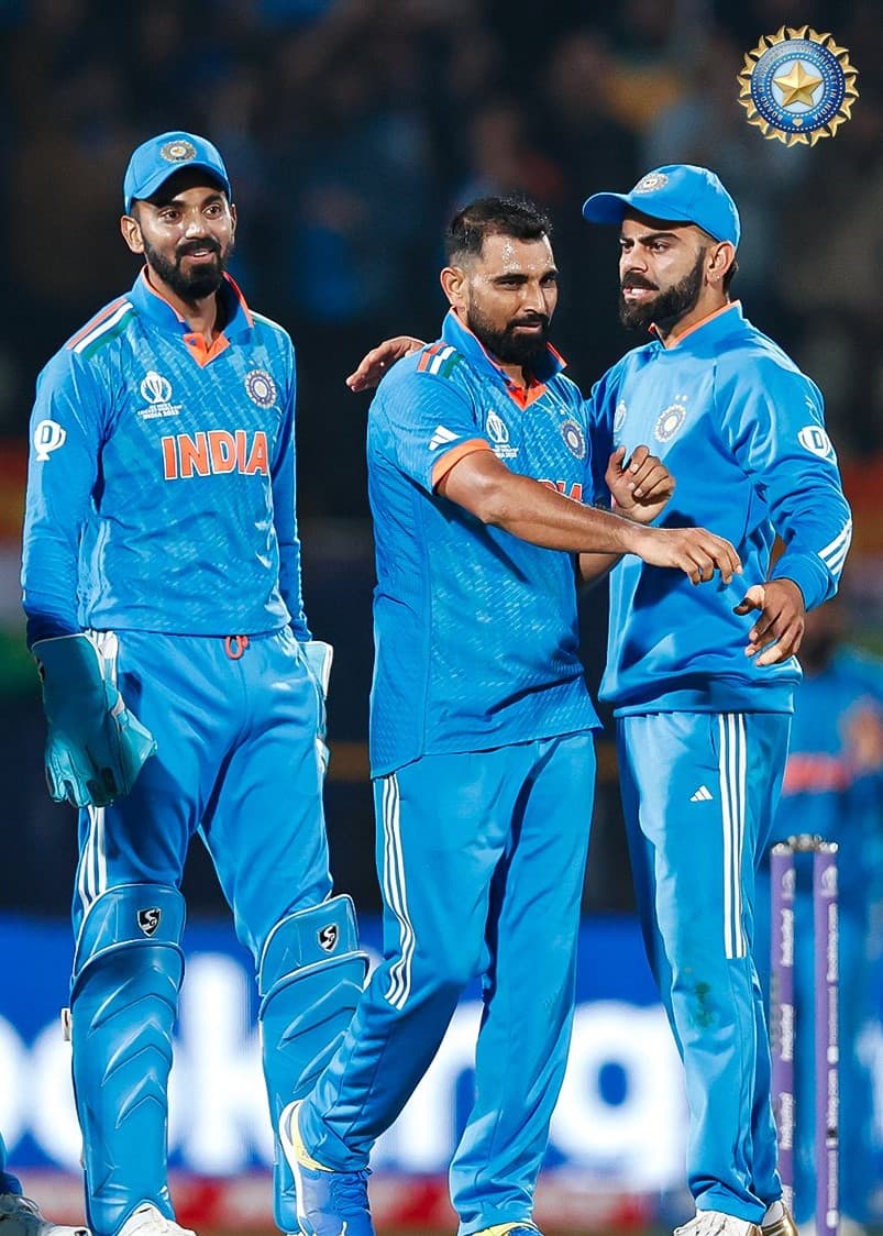 Mohammed Shami has made history by becoming the first Indian player to take 5 wickets twice in World Cup cricket rsk