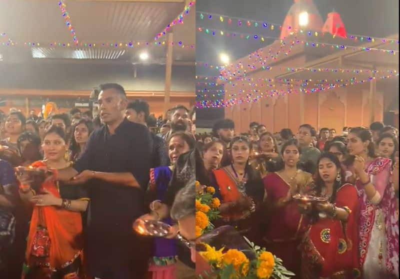 Pakistan cricketer danish kaneria Participates Navratri Festival Pooja in Temple ckm