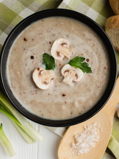 1. Mushroom Soup: