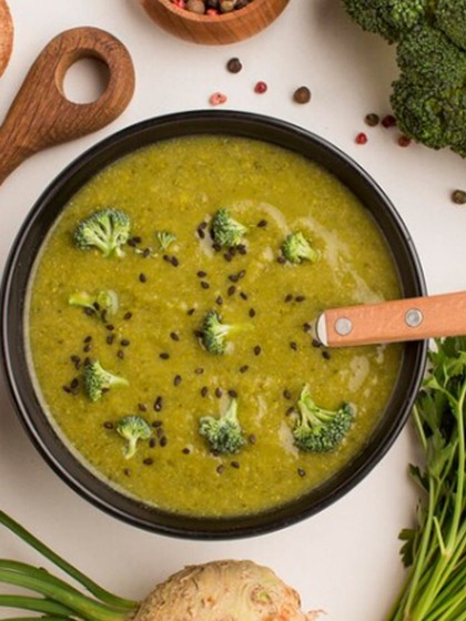 3. Spinach and Kale Soup: