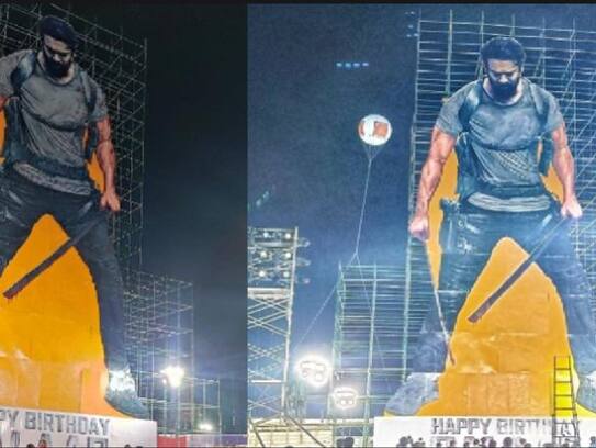 prabhas cut out create new record birthday hungama next level arj