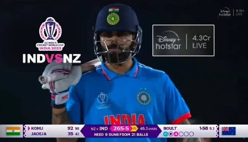 Record 4 Crore fans tune in to watch Virat Kohli equal Sachin Tendulkar on Disney+ Hotstar kvn