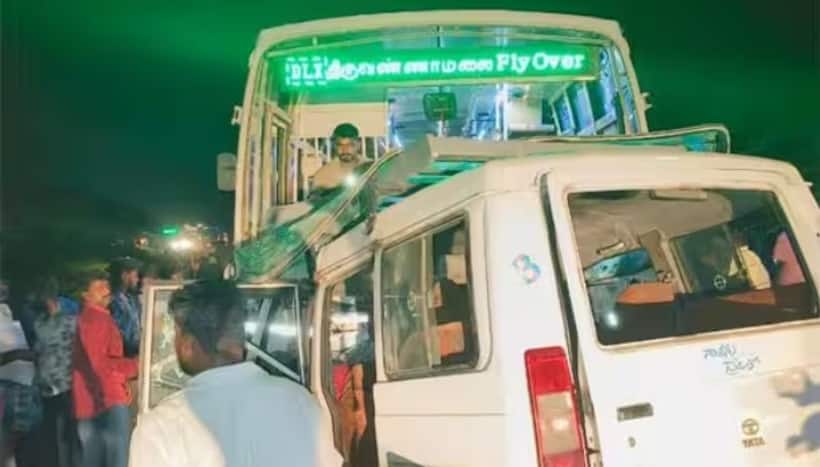 7 dead, several injured in fatal collision between car and bus in Tamil Nadu