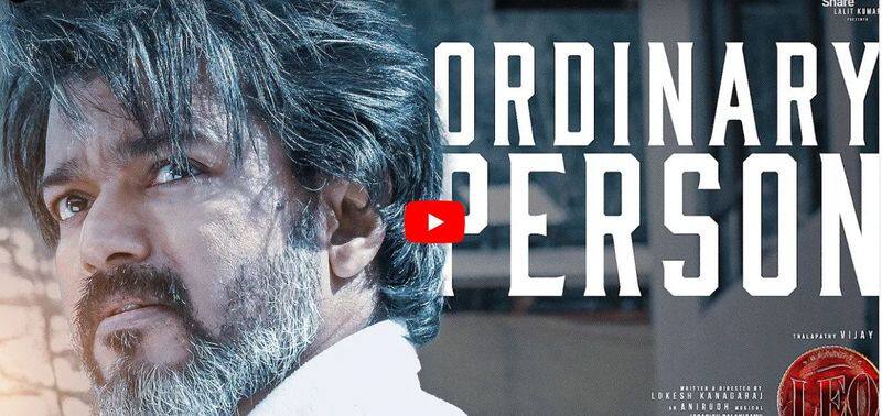 leo title song ordinary person lyrical video released mma