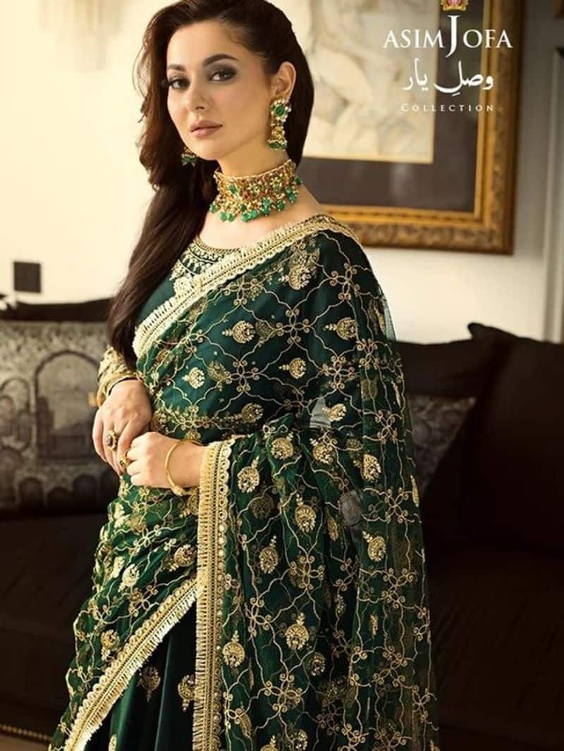 hania aamir 10 beautiful saree for diwali zkamn