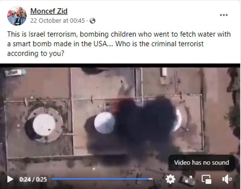 Israel bombed Palestinian children while drinking water in Gaza here is the truth jje