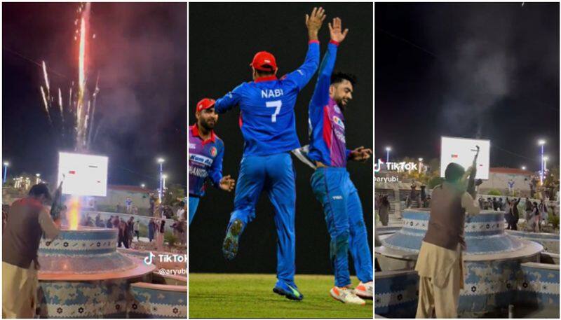 Afghanistan fans celebrate on streets of Kabul after historic win over Pakistan in World Cup 2023 kvn