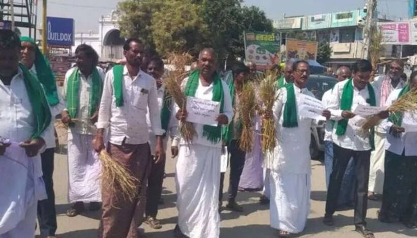 గద్వాలలో కర్ణాటక రైతుల ప్రచారం..ఎవ్వరికి మద్దతు ఇస్తురంటే? 