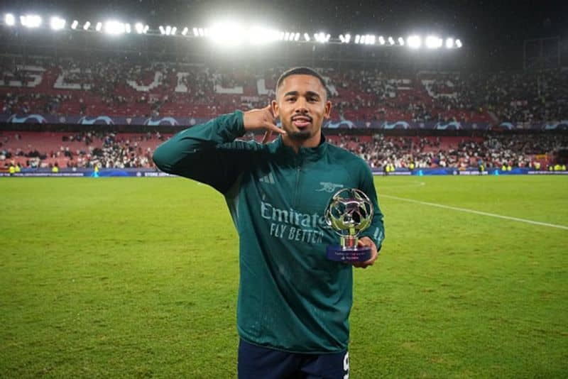 football Champions League 2023-24: Gabriel Jesus inspires Arsenal's 2-1 win over Sevilla; WATCH highlights snt