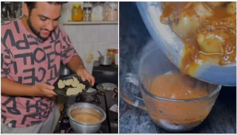 food video in which vlogger prepares momo chai gets negative comments hyp