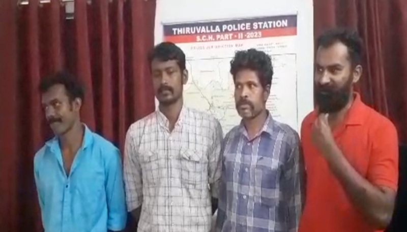 quotation team arrested for murder attempt against youth in pathanamthitta vkv