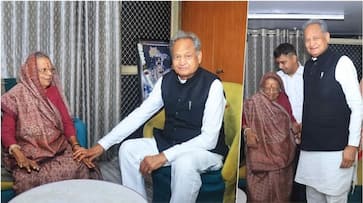 rajasthan elections 2023 cm ashok gehlot came to meet bjp mla suryakanta vyas of jodhpur soorsagar assembly zrua