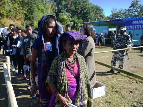 tomorrow polling to mizoram assembly, neck to neck fight between MNF, ZPM kms