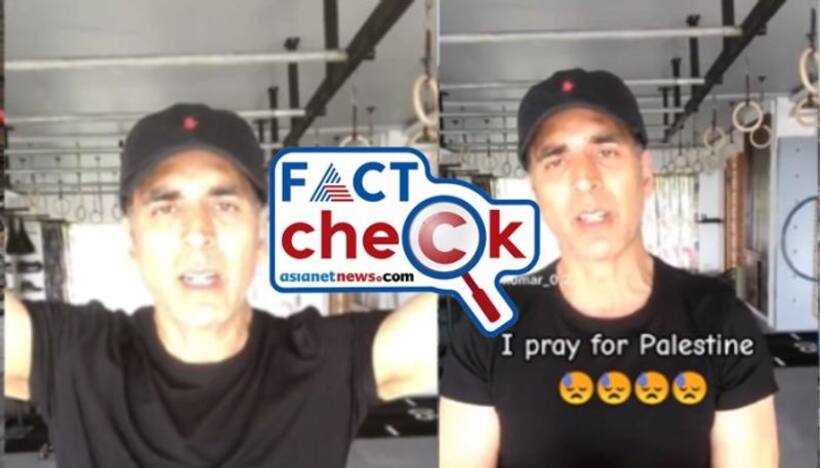 Fact-Check: Akshay Kumar did NOT support Palestine amid war with Israel