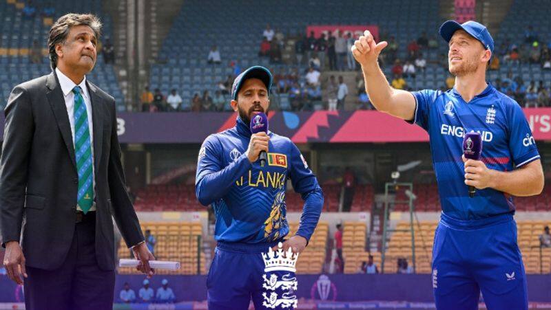 England Have Won the Toss and choose to Bat First against Sri Lanka in 25th Match of Cricket World Cup 2023 at Bengaluru