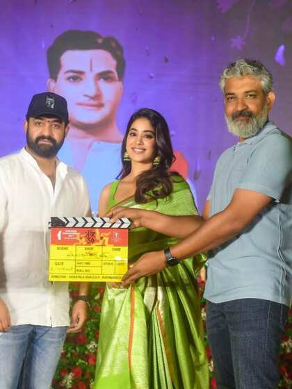 Jr NTR and Jahnvi Kapoor