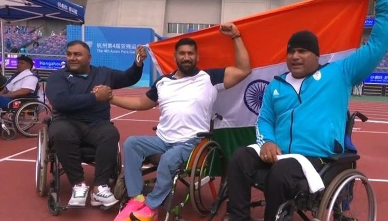 Asian Para Games 2023: Neeraj Yadav bags 27th gold for India with new record in Men's Javelin throw F55 event snt