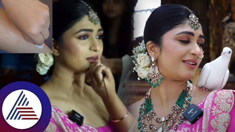 Actress Aditi Prabhudevas cute photoshoot as bride goes viral suc