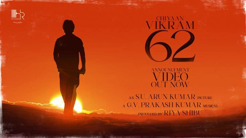 Actor vikram 62nd movie announcement video released 