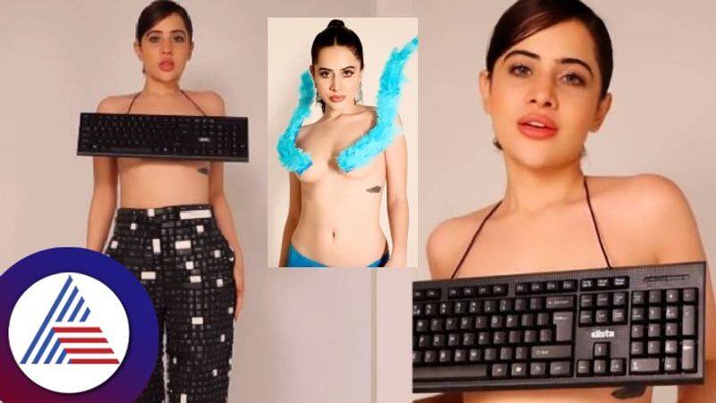 actress urfi javed is a new avatar a fashion queen wearing a computer keyboard gvd