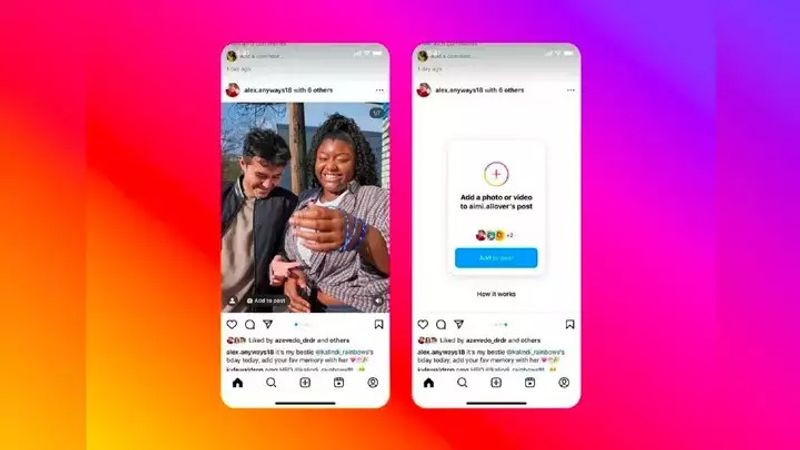 Instagram may allow friends to add photos to your posts sgb