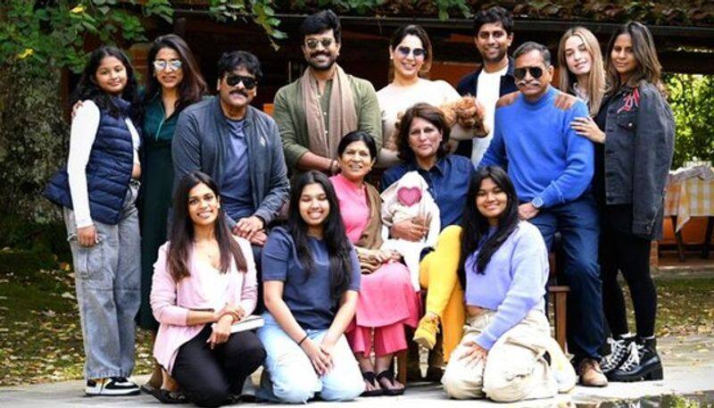 The konidela and kamineni family enjoying holiday in Tuscany Italy NSK