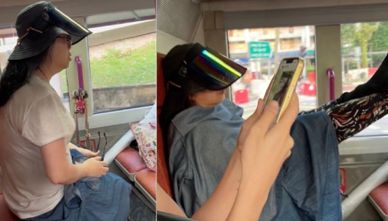 Singapore women who break the rules in sbs bus singapore police arrested her ans