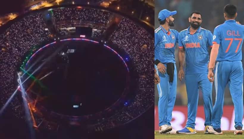 Goosebumps! Fans sing Vande Mataram along with dazzling light show after India's WC win over England (WATCH)