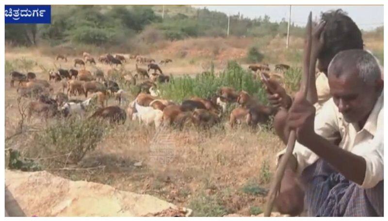 Chitradurga  farmers leaving village due to drought nbn