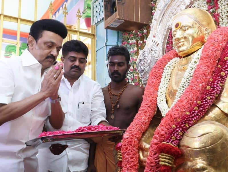 cm mk stalin paid respect to muthuramalinga thevar at his memorial hall in ramanathapuram district vel