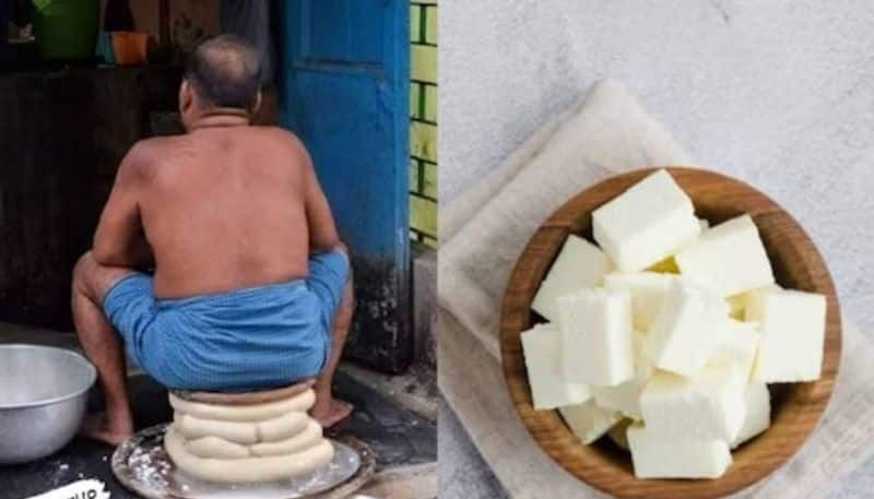 A photo of a man sitting on Paneer has gone viral on social media-rag