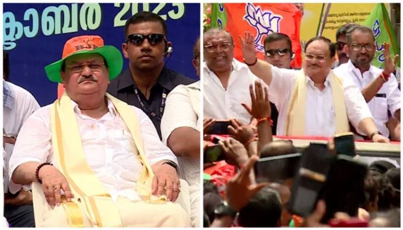 LDF and UDF are two sides of same coin: JP Nadda in Kerala