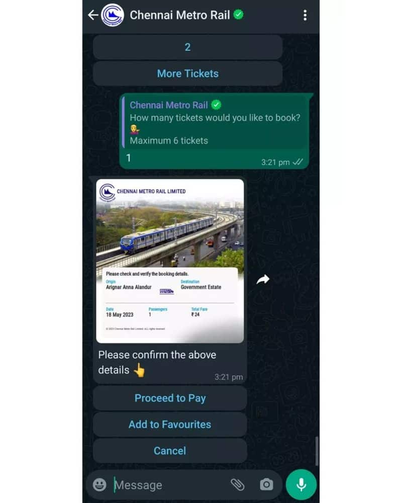 How to Book Chennai Metro Rail Tickets on WhatsApp: full details here-rag