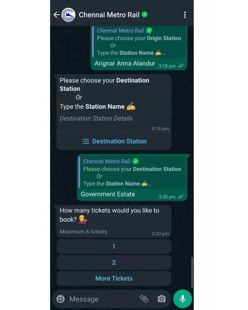 How to Book Chennai Metro Rail Tickets on WhatsApp: full details here-rag