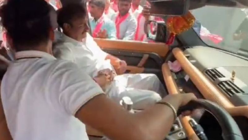 Kotta Prabhakar Reddy nomination going in an ambulance from yashoda hospital - bsb