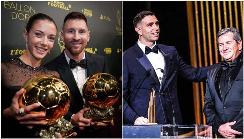 lionel messi ballon d'or eighth time and emiliano martinez won yashin trophy saa