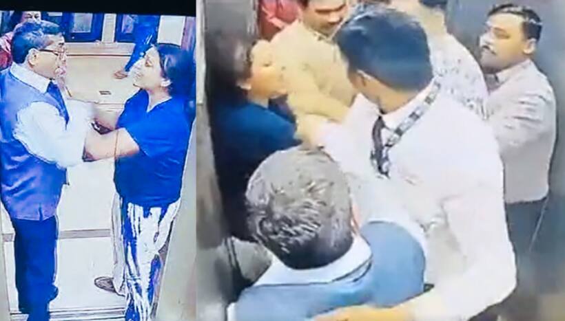 లిఫ్ట్ లో పెంపుడు కుక్కను తీసుకొస్తుందని గొడవ.. మహిళను చెంపదెబ్బ కొట్టిన రిటైర్డ్ ఐఏఎస్ అధికారి..