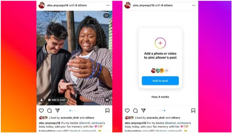 instagram new feature allows friends to add photos and videos joy