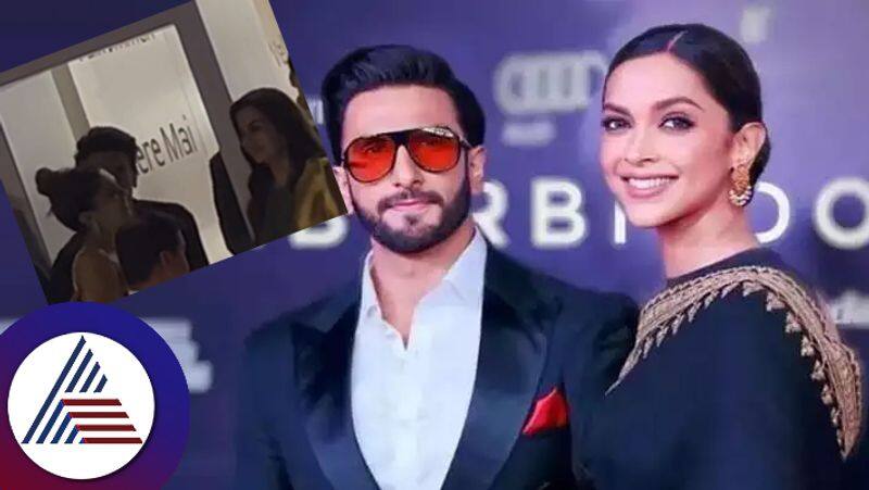 Ranveer Singh kisses Deepika Padukone at Jio World Plaza event netizens react suc