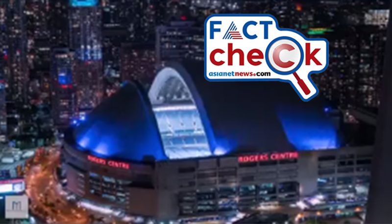 Video of Rogers Centre from Canada is falsely shared as Ekana Cricket Stadium in Lucknow jje