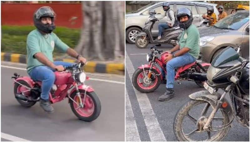 Mini Bullet Pinki Riding Viral Video Stuns Internet Suspence Here asd