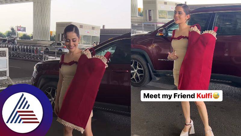 Actress Urfi Javed has introduced her new friend Kulfi suc