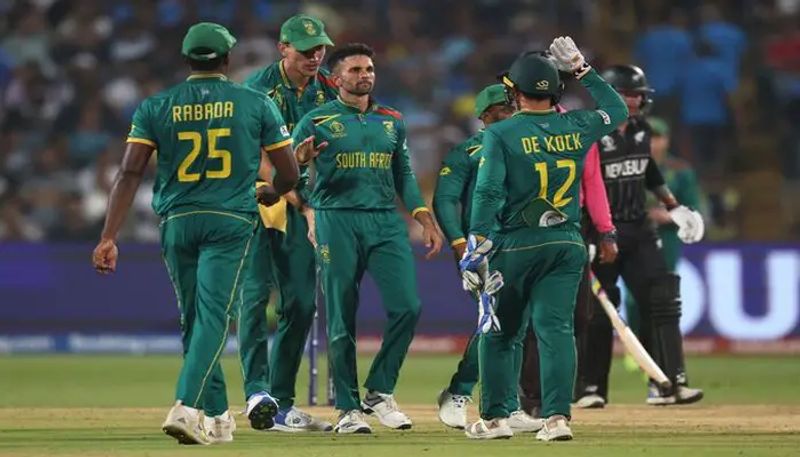 ICC World cup 2023 Pakistan Celebrate South africa victory against new zealand ckm