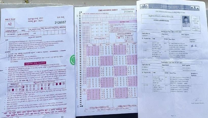 KEA Scandal: After Bluetooth scam, now alleged irregularities in OMR sheets in Hubballi exam
