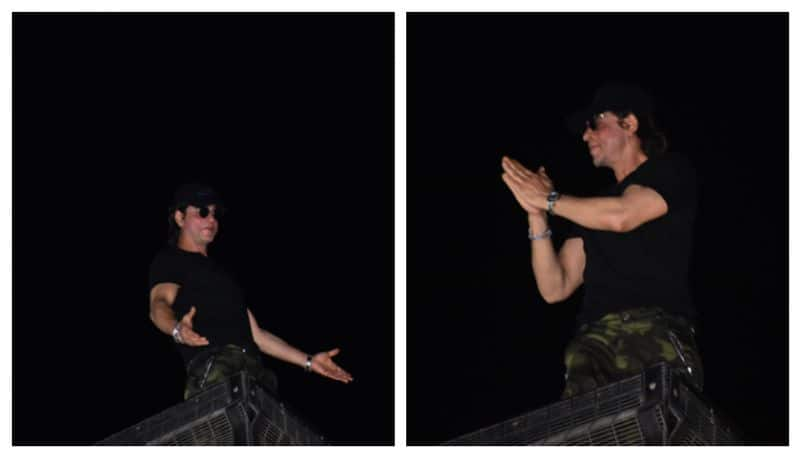 Happy Birthday Shah Rukh Khan: King Khan makes his spectacular appearance outside Mannat; greets fans ATG