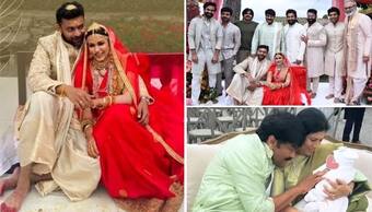 Varun Tej-Lavanya Tripathi wedding photos: Chiranjeevi, Pawan Kalyan, Ram Charan, Allu Arjun and more attend 