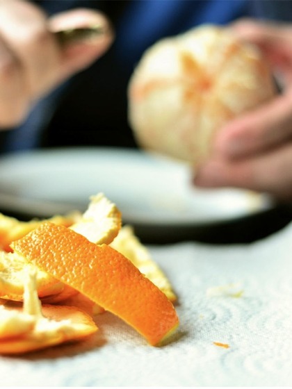 Orange Peel and Yogurt Mask