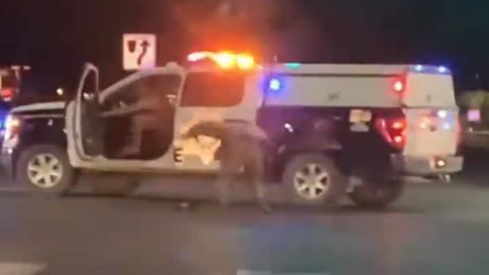 Naked Man Steals Patrol Vehicle In USA - bsb