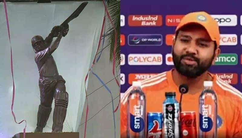 ODI World Cup 2023: Rohit Sharma's witty response to Sachin Tendulkar's statue unveiling at Wankhede stadium osf