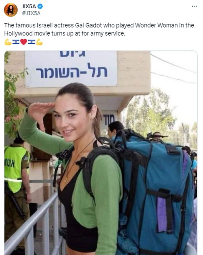 actress and model Gal Gadot joined Israeli army to fight against Hamas here is the fact jje 